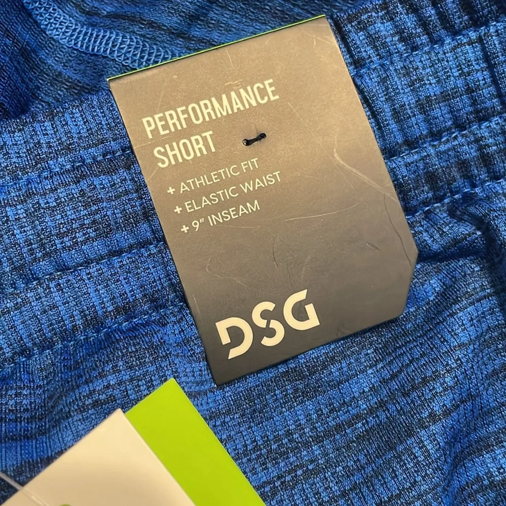 C14- DSG Men's 2X performance shorts NWT New Vibrant Blue Athletic Shorts